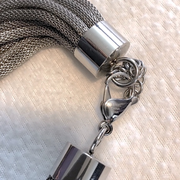 Steel By Design 18” multi strand woven necklace with 2” extender - Picture 6 of 7